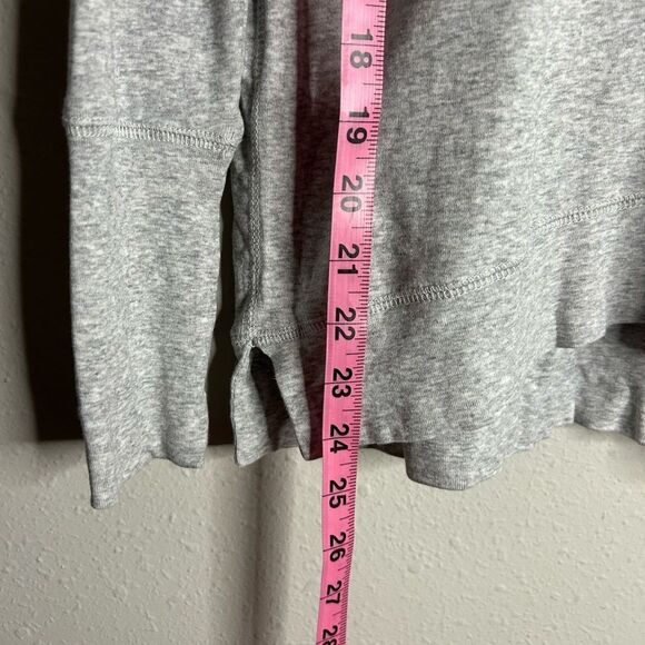 Chaser Gray Baby Rib Henley Hoodie Size S - Picture 7 of 13